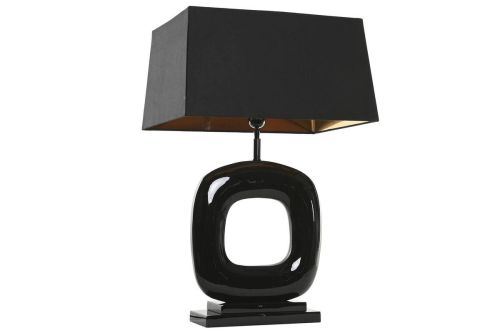 Lámpara de Mesa Acero Y Patinado Negro LA-219580