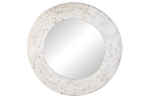 Espejo de Pared RUEDA Blanco Decapé ES-227818