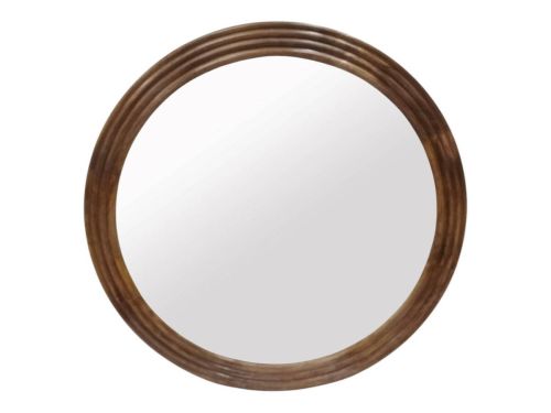 Espejo de Pared Redondo 3D Natural ES-230384