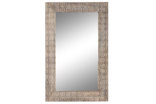 Espejo de Pared de Madera Natural LD-204998