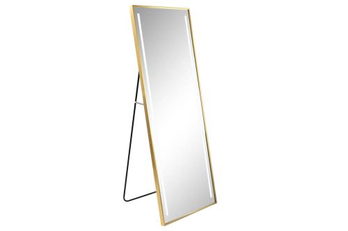 Espejo de Pie Vestidor Táctil Dorado ES-220590