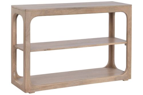 Consola de Recibidor de Madera de Mango con Dos Baldas MB-227302