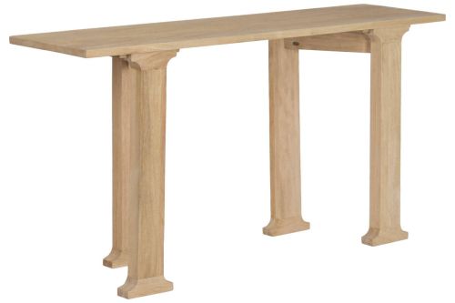 Consola de Recibidor de Madera de Mango Natural 160 cm MB-224134