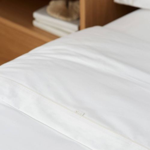 Juego de Sábanas de 180 cm de 600 Hilos Color Blanco ESTELIA 376765