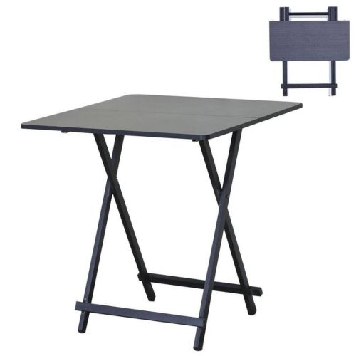 Mesa Plegable Acabado Negro en Madera 311939