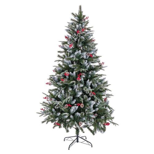 Árbol de Navidad Mixto con Piñas y Acebo 210 cm 723090