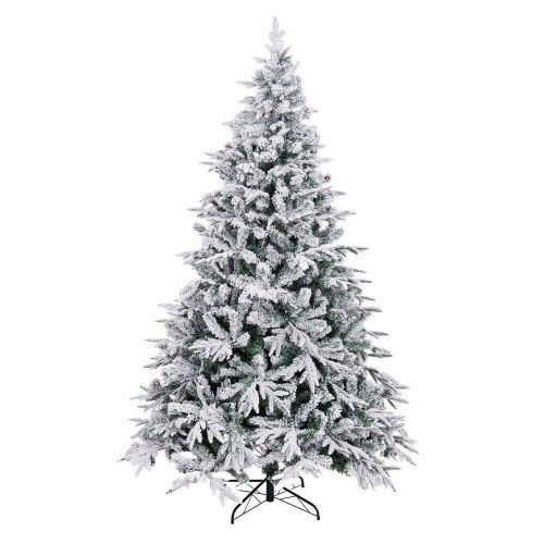Árbol de Navidad Mixto Nevado con 873 Ramas 210 cm 723094
