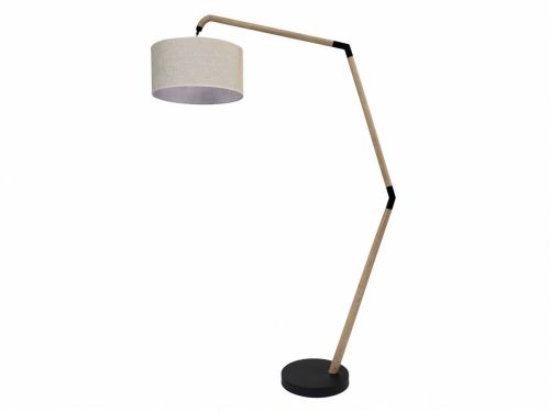 Lámpara de Pie Descentrada con Pantalla Beige 178 cm TUCKER