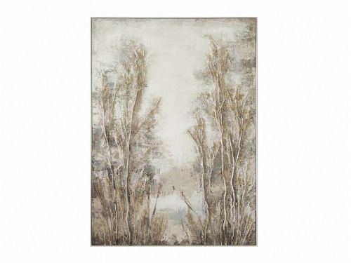 Cuadro Decorativo Paisaje con Ramas en Relieve 102x152 cm 80-205