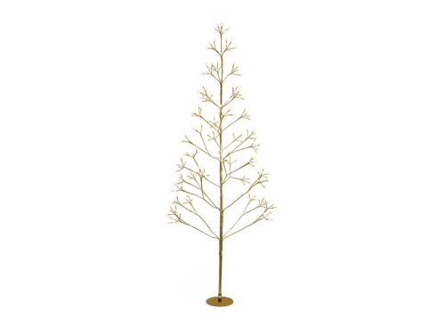 Árbol LED Decorativo de 180 cm 200 Luces Dorado AR-05