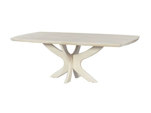 Mesa de Comedor de Madera de Mango 180x90 cm ISHAQ 35-183