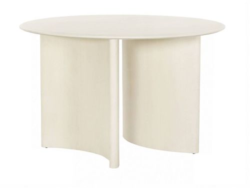 Mesa de Comedor Redonda de Madera de Mango 120 cm TELLUS 35-210
