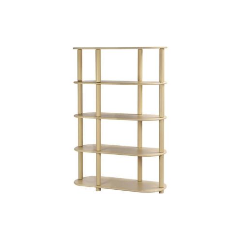 Estantería de Madera DM Beige 4 Baldas LYTA 117 cm