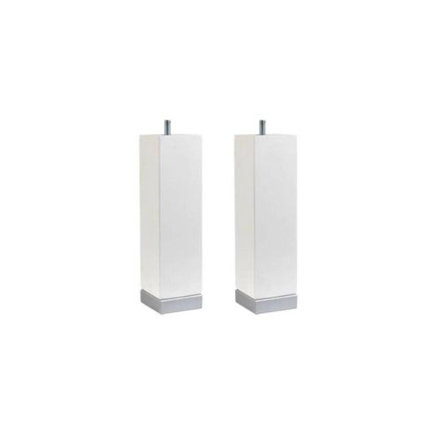 Juego de 2 Patas de color Blanco para Base Tapizada 10 cm PIKOLIN JP18700