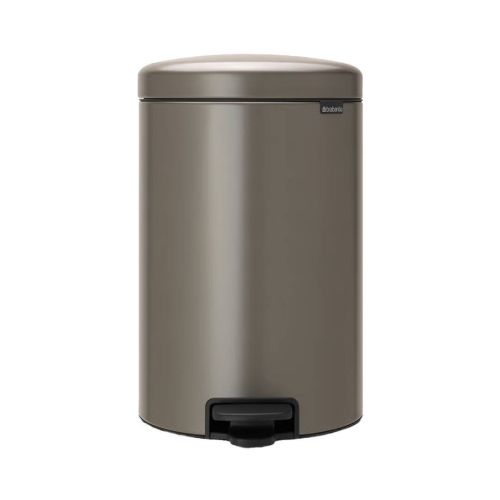 Cubo de Pedal 20L Acero Platinum NEWICON 114045