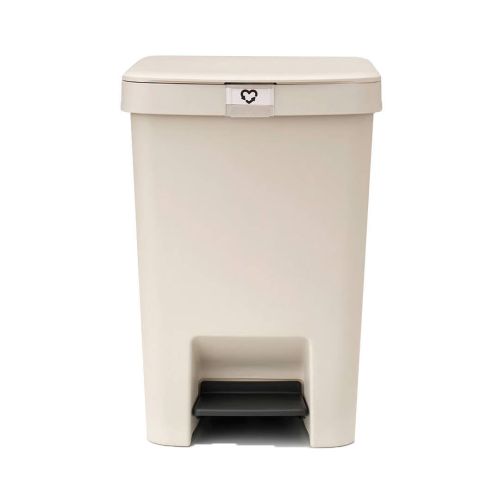 Cubo de Pedal 25 Litros con Cierre Suave Beige STEPUP 251863