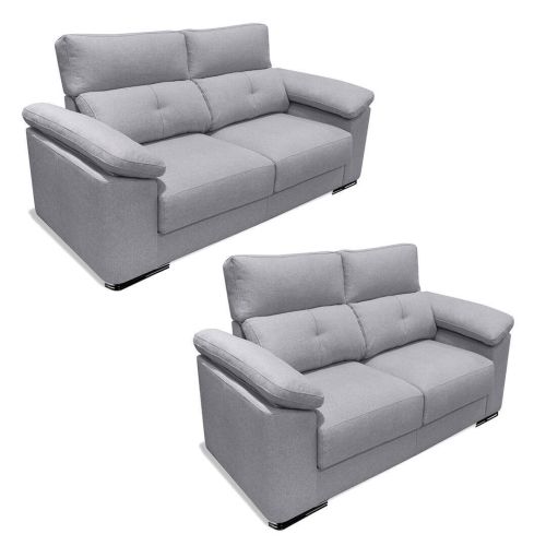 Conjunto de Sofá 3+2 Plazas con Cabezal Reclinable y Asientos Deslizantes MARÍA