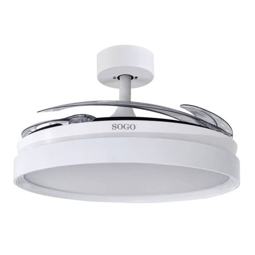 Ventilador de Techo con Luz LED Plegable Motor DC SOGO VEN-SS-21845