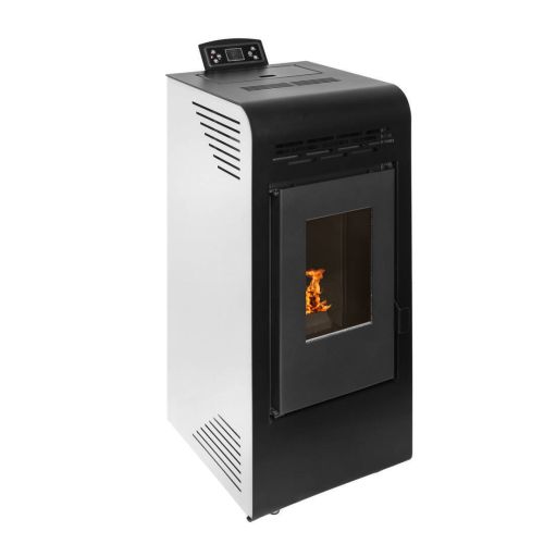 Estufa de Pellets Eider POWER 9 PLUS de 8,99 kW Blanca