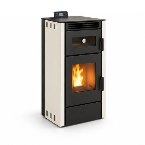 Estufa de Pellets Eider 10 kW con Horno OLIMPIA