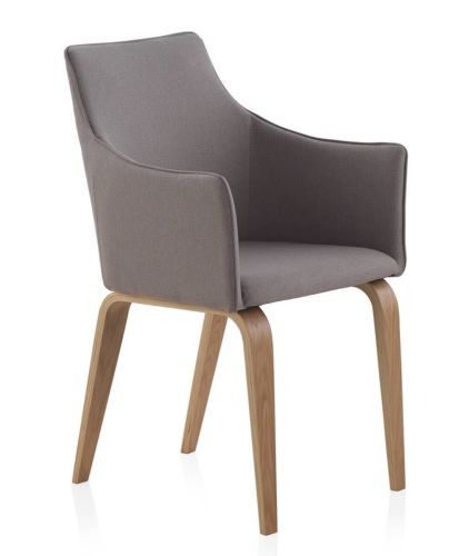 Sillón tapizado en tela color lino GABAR VIVE modelo 8329