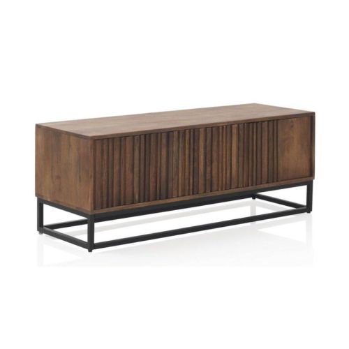 Mueble de TV Puertas Laminadas de Madera Maciza de Mango GABAR 10815