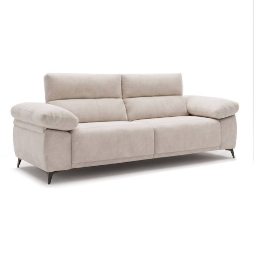 Sofá de 3 Plazas 220 cm con Cabezal Reclinable DANA