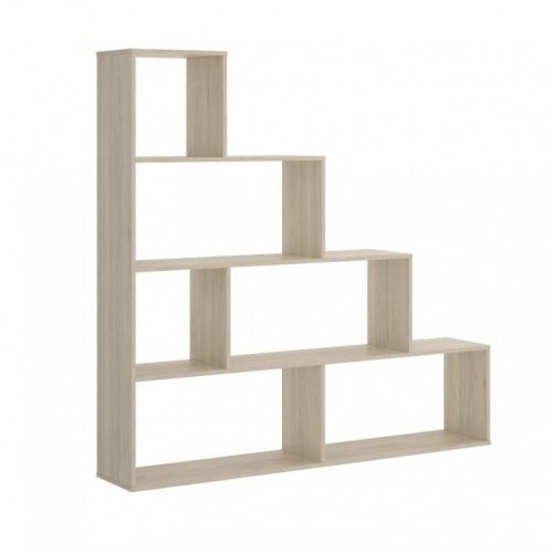 Estantería de melamina color roble canadiense con 6 huecos 002255F