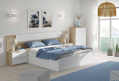 Cabecero y 2 Mesitas NOON PLUS 016075F