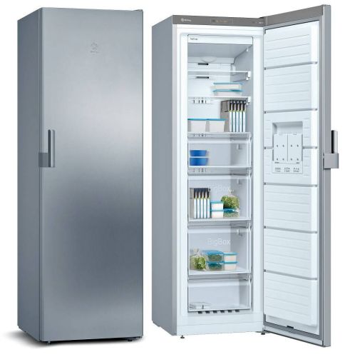 Congelador Vertical Balay Inox Antihuellas 186x60cm Clase E 3GFE564ME