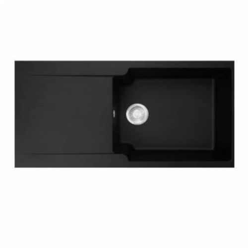 Fregadero Sintético Negro 1 Seno con Escurridor Reversible MEPAMSA KITE 100 .50 1140506722