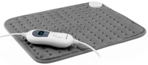 Almohadilla Eléctrica Orbegozo 40x30cm Microfibra Gris Lavable con Autoapagado AH3545
