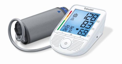 Tensiómetro Brazo Beurer BM49, 2 Memorias, Altavoz, Arritmias BM49