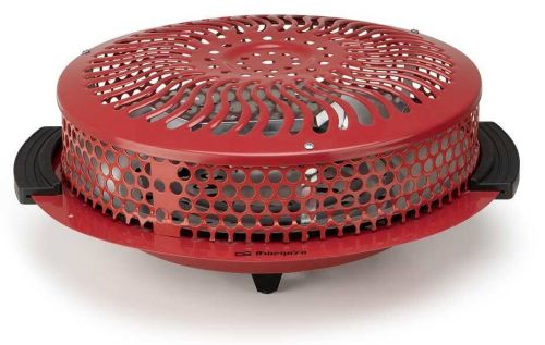 Brasero Eléctrico Orbegozo 900W 2 Niveles de Potencia Rejilla de Seguridad BR90