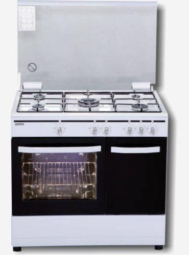 Cocina ROMMER 5 Fuegos Blanca Horno Gas CH905BFGPB