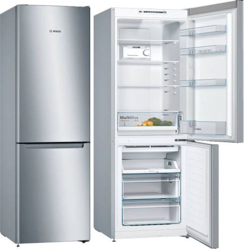 Frigorífico Combi BOSCH Acero Mate Antihuellas 305L KGN36NLEA