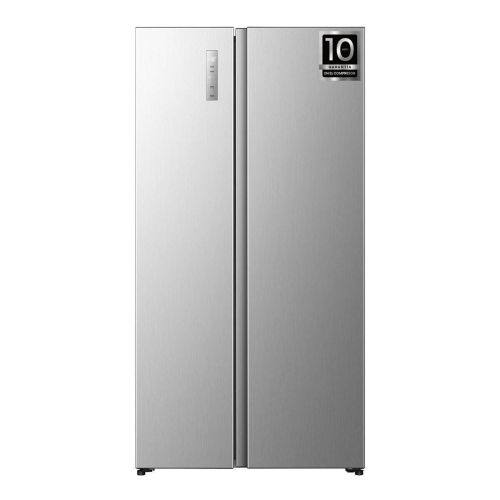 Frigorífico Side by Side Hisense Clase E Inox RS3P538NAIE