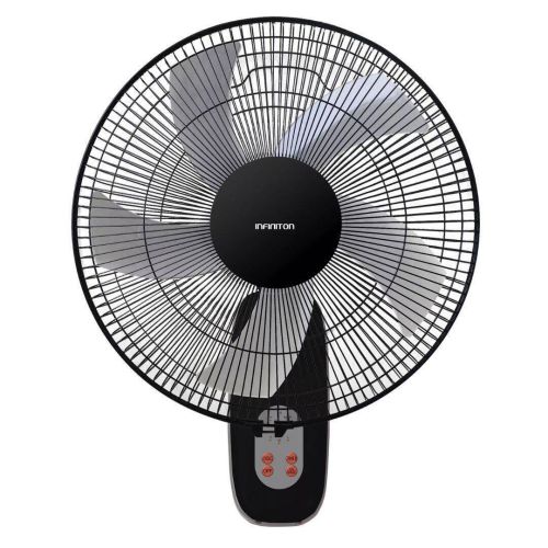 Ventilador de Pared Negro con Control Remoto INFINITON WNRB405