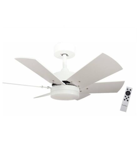 Ventilador de techo BASTILIPO Cala Blanca DC 75cm LED 6 vel. 5659