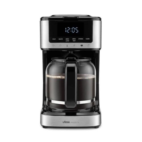 Cafetera de Goteo Ufesa Táctil Programable 14 Tazas Acero Inox ARICCIA14