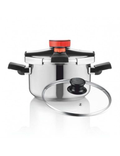 Olla a Presión Haeger Easy Lock Inox 6L Acero Inoxidable PC6SS022A