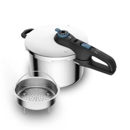 Olla a Presión Tefal Secure Trendy 8 Litros Azul P2584401