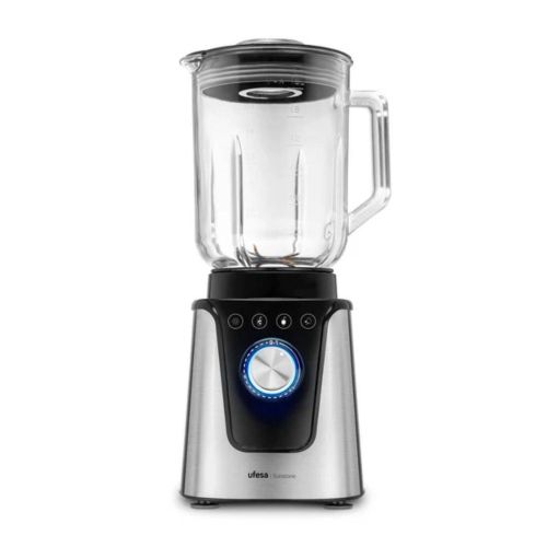 Batidora de Vaso UFESA Rock Crystal 1500W con Jarra de Cristal SUNSTONE