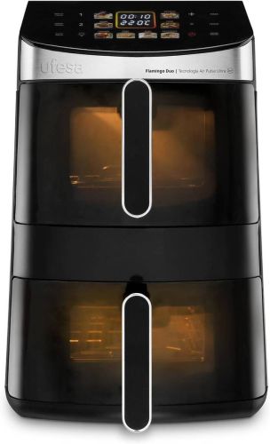 Freidora Sin Aceite Ufesa 11,5L 2500W Doble Altura FLAMINGODUO