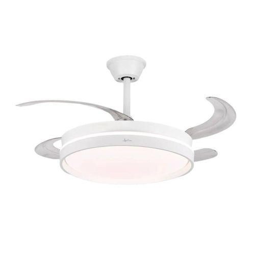 Ventilador de Techo con Aspas Retráctiles y Luz LED Perfect JATA JVTE4242