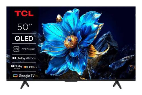 Televisor 50" TCL QLED 4K con Google TV Dolby Vision 50T69C