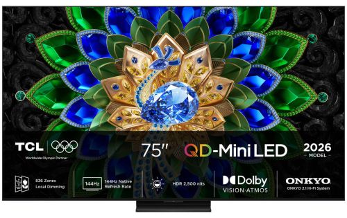 Televisor 75" TCL 4K UHD 144 Hz con Google TV 75A400U