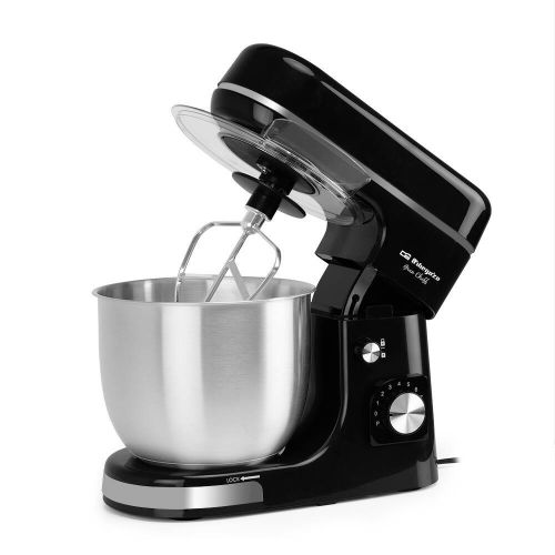 Batidora Amasadora ORBEGOZO 1300W con Bol de 5L Negra AM6700