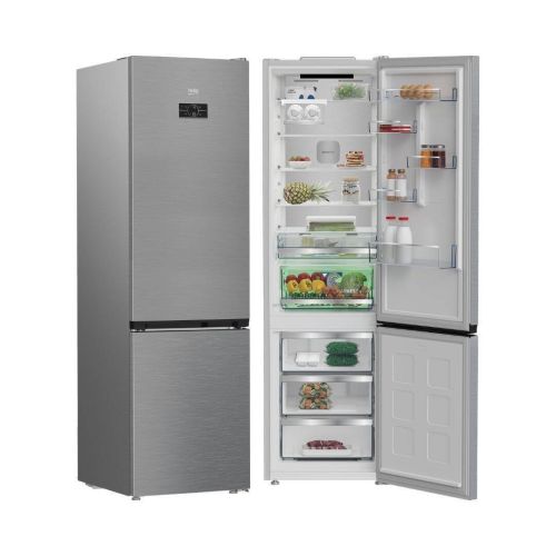 Frigorífico Combi BEKO 415 L Clase C Look Inox NeoFrost B5RCNE416HXBW