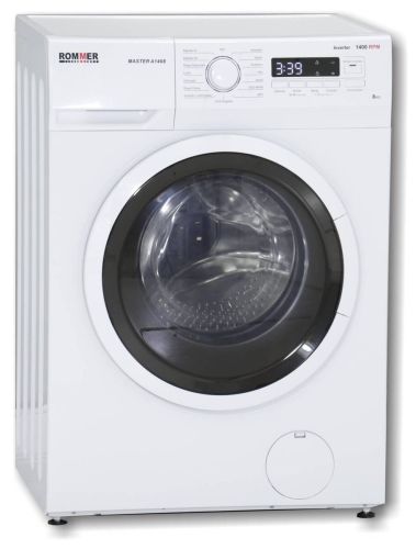 Lavadora ROMMER 8 Kg 1400 RPM Inverter Clase A MASTERA1408